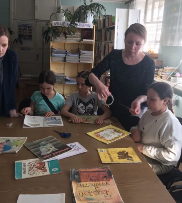 «Весенняя неделя добра» в детской библиотеке поселка Калья.