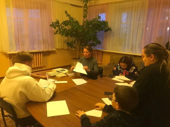 Поэтический час "День белых журавлей"с Библиотекой семейного чтения п. Калья