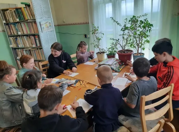 Литературный квест "У Лукоморья: проделки бабы Яги" в Библиотеке п. Сосьва