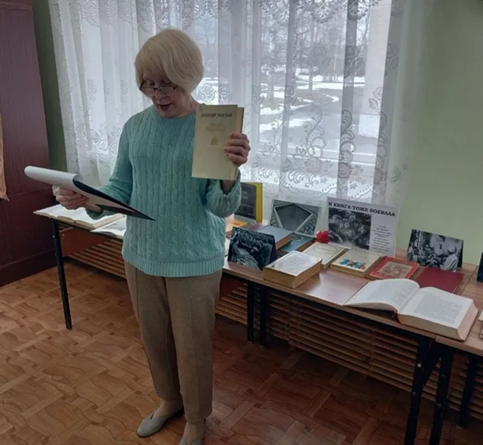 Урок мужества «И книга тоже воевала» в Библиотеке п. Черемухово