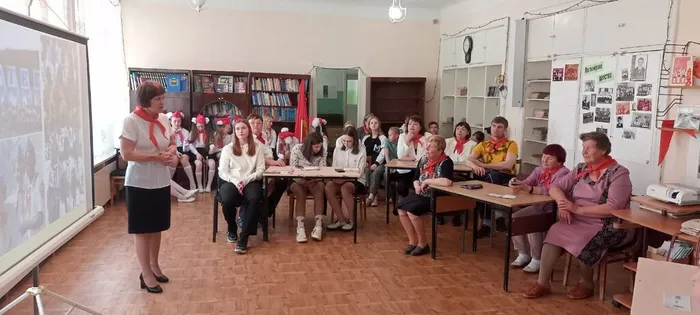 Пионерский слет "Большая перемена" в библиотеке п. Черемухово