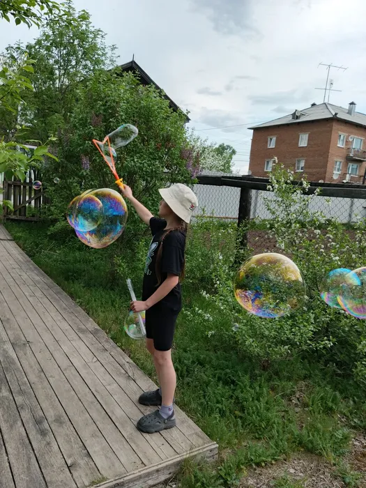 мыльные пузыри