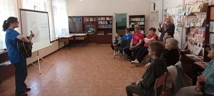 Музыкально-поэтический вечер «В горах мое сердце» прошел в Библиотеке п. Черемухово