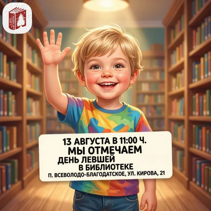 День левшей в библиотеке п. Всеволодо - Благодатское