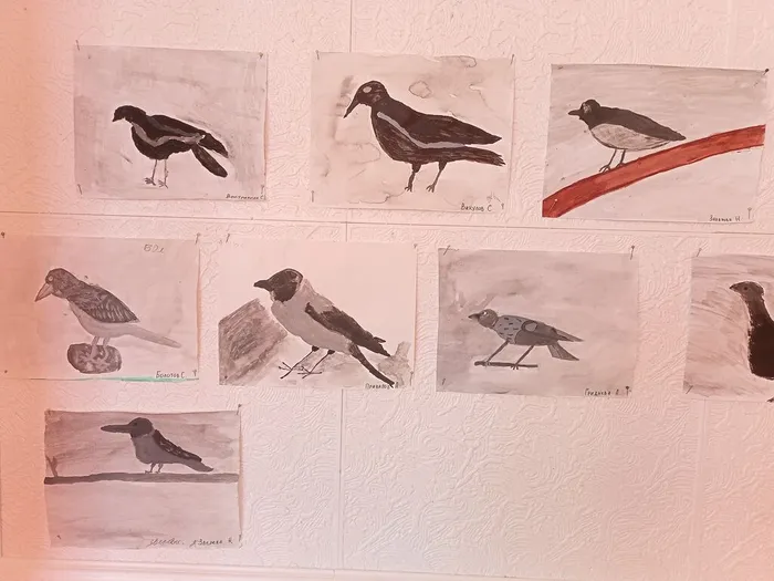 выставка рисунков  детей