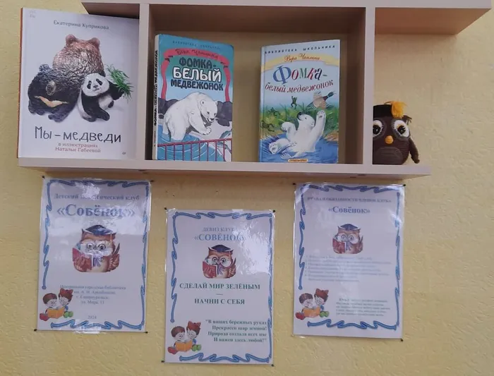 Экологический час «Мишка на Севере» В Центральной городской библиотеке им. А. Н. Арцибашева