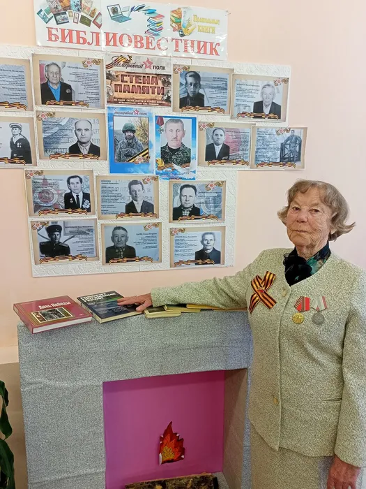 Н.В.Гончарова и Стена Памяти