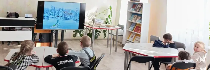 Познавательный час&nbsp; «Вот так чудо -&nbsp; Снеговик!» в Библиотеке для Детей и Молодежи