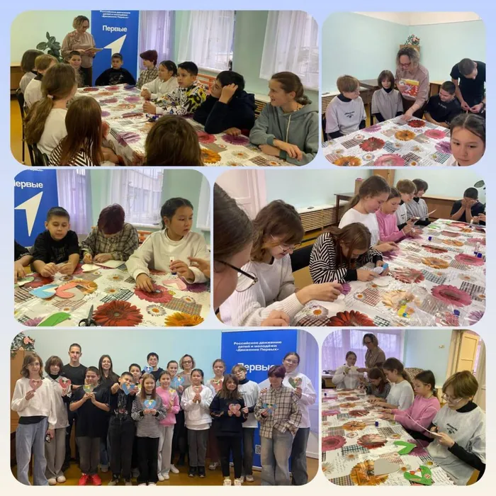 Мастер - класс «С любовью для папы» в библиотеке п.Черемухово