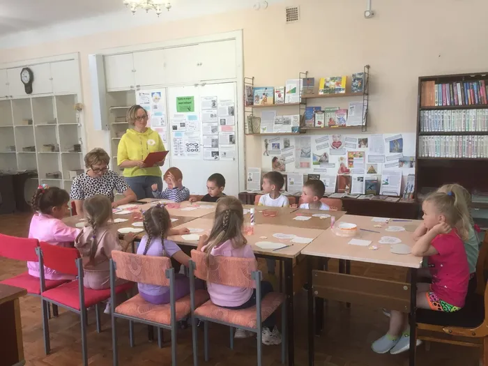 дети пришли на мастер-класс