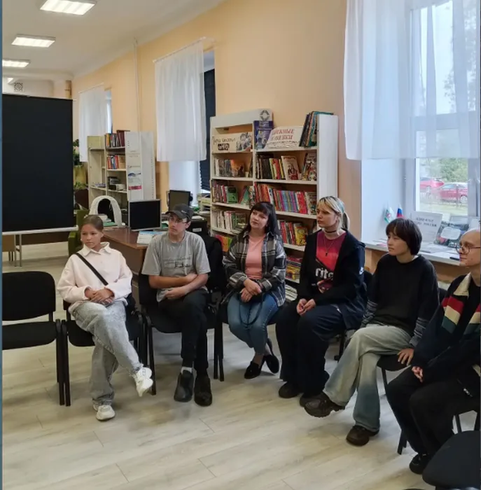 Интерактивная игра «Символы России» в библиотеке семейного чтения п. Калья