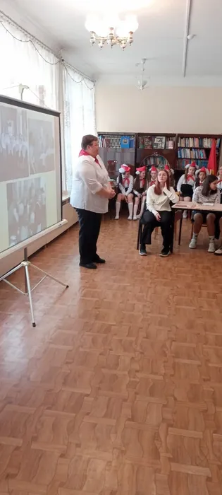 Пионерский слет "Большая перемена" в библиотеке п. Черемухово