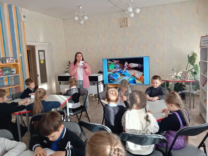 День оригами в Библиотеке для детей и молодежи!