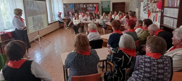 Пионерский слет "Большая перемена" в библиотеке п. Черемухово