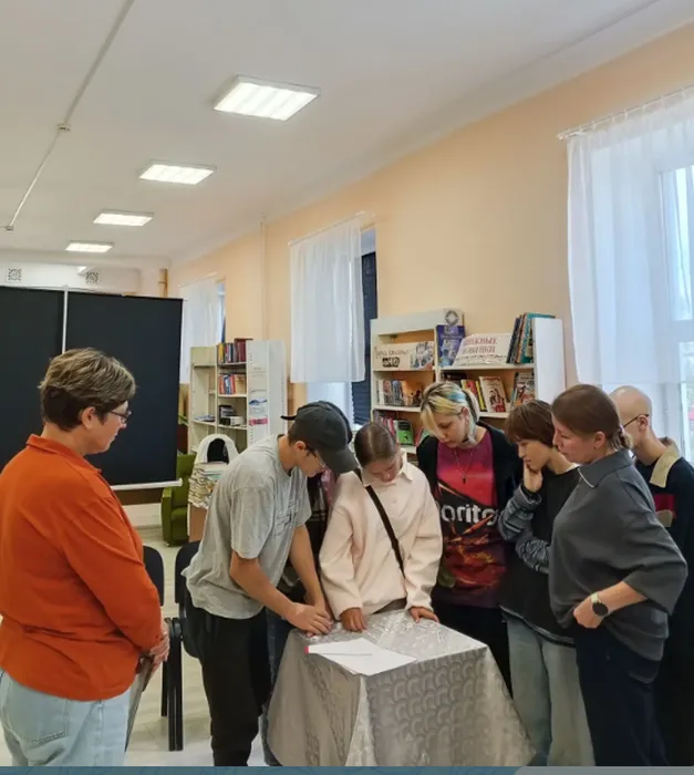 Интерактивная игра «Символы России» в библиотеке семейного чтения п. Калья