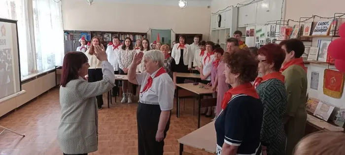 Пионерский слет "Большая перемена" в библиотеке п. Черемухово