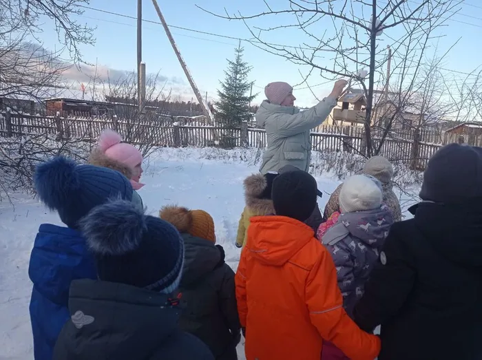 вешаем кормушку