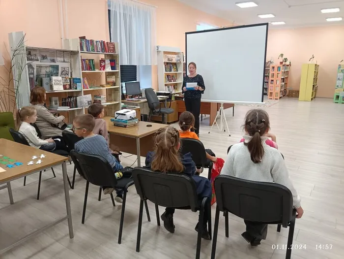 Акция "Ночь искусств" в библиотеке семейного чтения посёлка Калья.