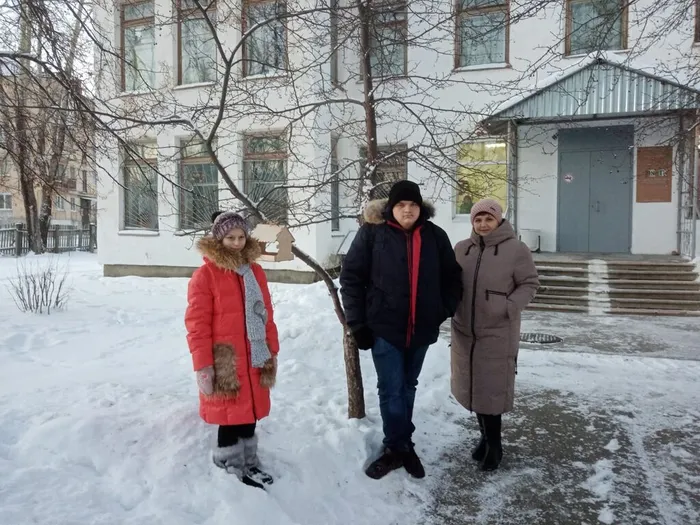 Птицы зимой