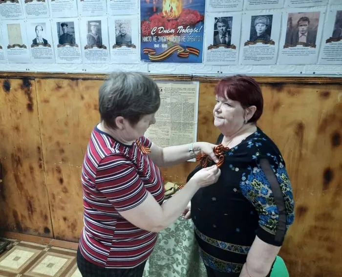 Всероссийская акция «Георгиевская ленточка» с Библиотекой п. Сосьва