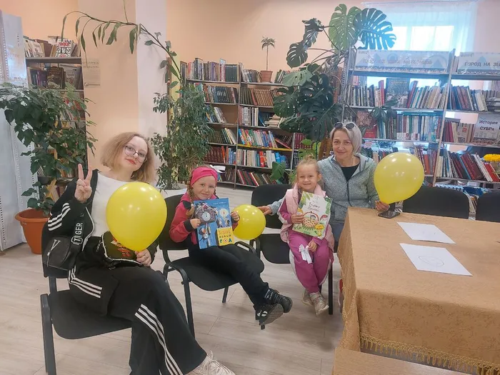 Культурно - развлекательная программа  «День семейного общения» в Библиотеке п. Калья