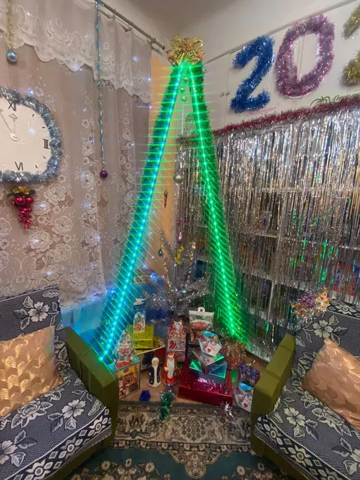 Библиотека семейного чтения п. Калья:&nbsp; новогодняя фотозона&nbsp;«Новогодние вытыканки» – волшебные узоры»