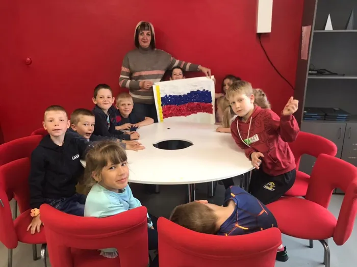 Флаг 1 отряда и мы