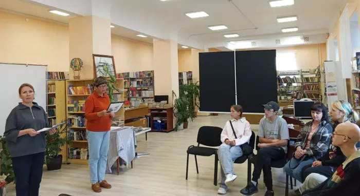 Интерактивная игра «Символы России» в библиотеке семейного чтения п. Калья
