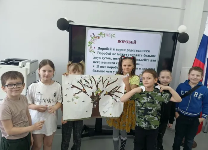 Познавательная игра «Птичий футбол» с Библиотекой п. Третий Северный