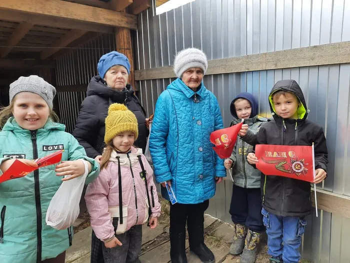 Акция «Георгиевская лента» празднику Победы в посёлке Сосьва