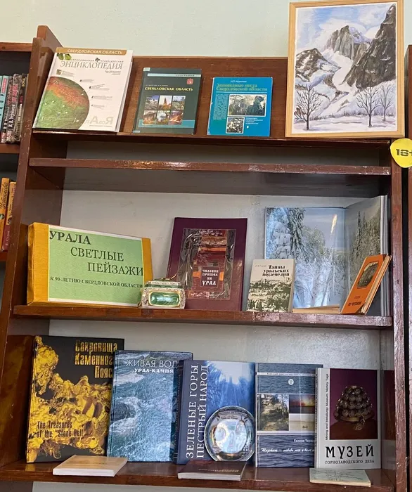 ​​​​​​​Библиотека п. Черемухово:&nbsp;Книжная выставка "Урала светлые пейзажи"