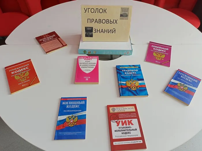 Уголок правовых знаний
