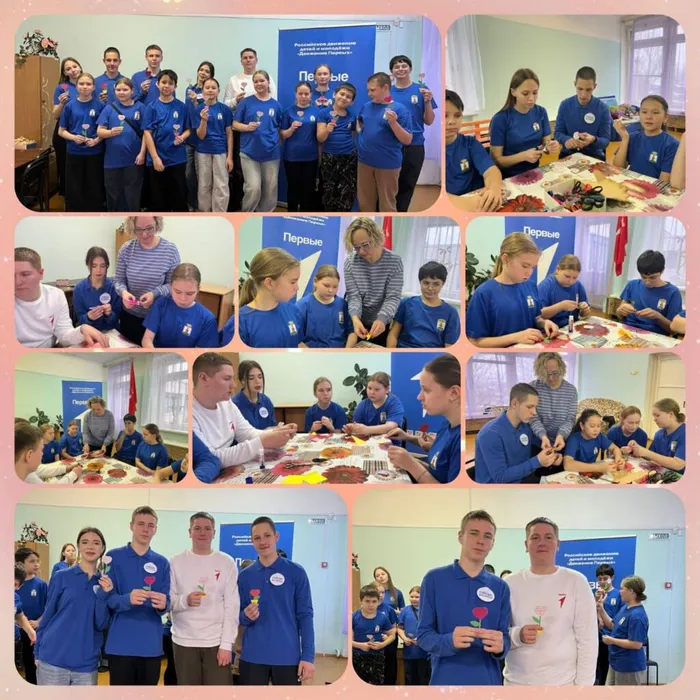 Мастерская нежности «Открытка к маминому дню» в библиотеке п. Черемухово