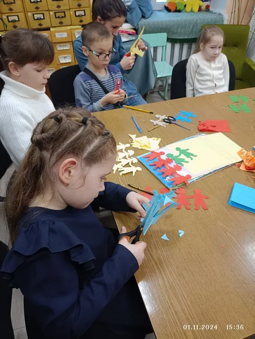 Акция "Ночь искусств" в библиотеке семейного чтения посёлка Калья.