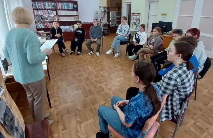 Урок мужества «И книга тоже воевала» в Библиотеке п. Черемухово