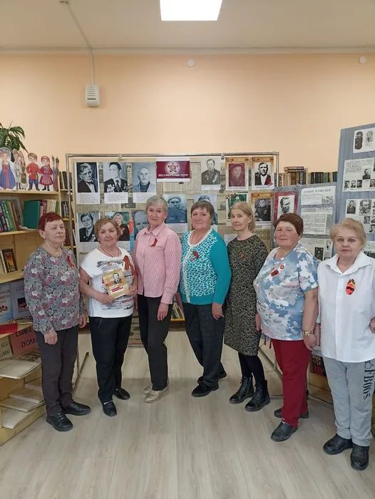 Встреча - память «Давайте вспомним снова всех тех, кто подарил Победу нам!» в Библиотеке семейного чтения п. Калья